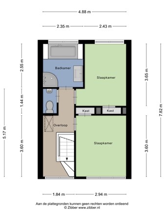 Floorplan - Broekhovenseweg 126, 5021 LJ Tilburg