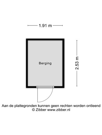 Floorplan - Galjoenstraat 34, 5017 CN Tilburg