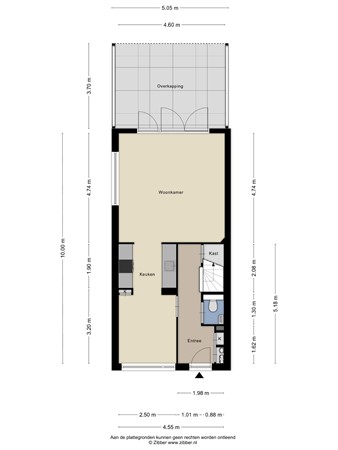 Floorplan - Metslawierstraat 48, 5045 EC Tilburg