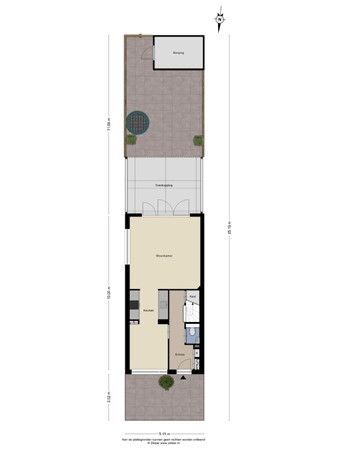 Floorplan - Metslawierstraat 48, 5045 EC Tilburg