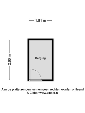 Floorplan - Voltstraat 44-07, 5021 SE Tilburg