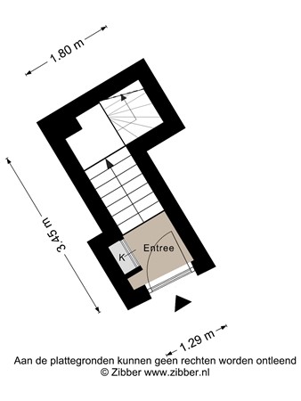 Floorplan - Nieuwlandstraat 57, 5038 SM Tilburg