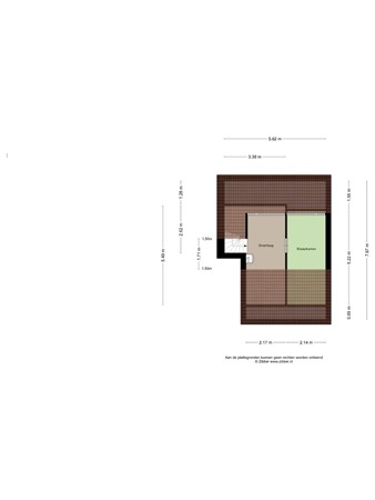 Floorplan - Bosscheweg 206, 5015 AG Tilburg