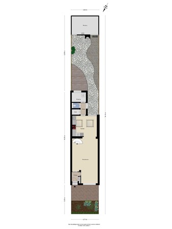 Floorplan - Bosscheweg 206, 5015 AG Tilburg