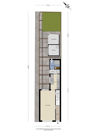 Floorplan - Bataviastraat 68, 5014 BV Tilburg
