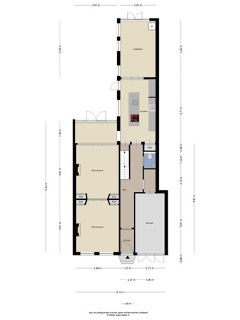Floorplan - Acaciastraat 13, 5038 HE Tilburg