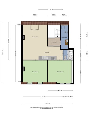Floorplan - Acaciastraat 13, 5038 HE Tilburg