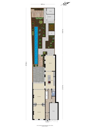 Floorplan - Acaciastraat 13, 5038 HE Tilburg