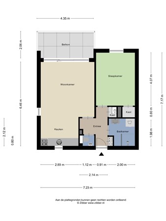 Floorplan - Bosscheweg 250-26, 5013 AE Tilburg