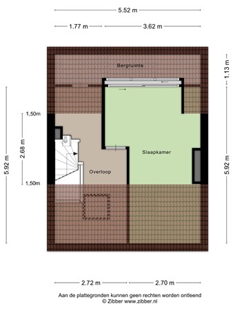Floorplan - Outshoornstraat 51, 5041 KM Tilburg