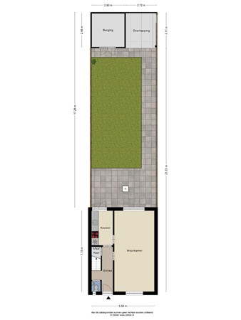 Floorplan - Outshoornstraat 51, 5041 KM Tilburg