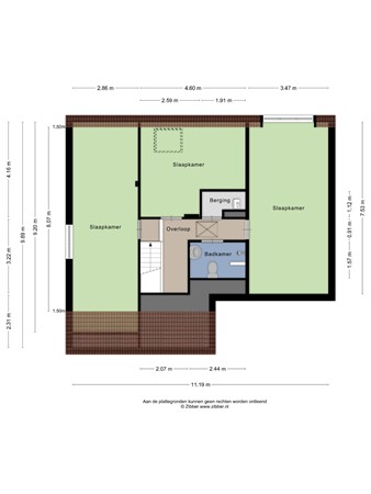 Floorplan - Dintel 14, 5032 CP Tilburg