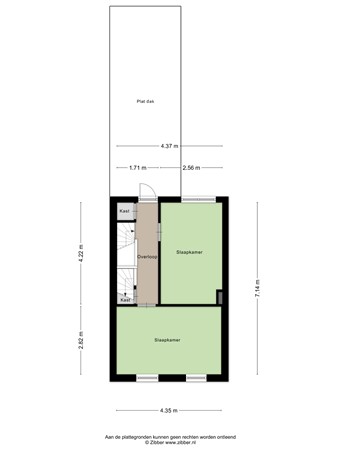 Floorplan - Valkenierstraat 68, 5021 DH Tilburg