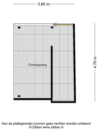 Floorplan - Valkenierstraat 68, 5021 DH Tilburg