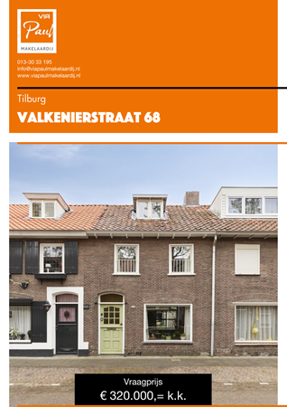 Brochure preview - brochure Valkenierstraat 68 Tilburg