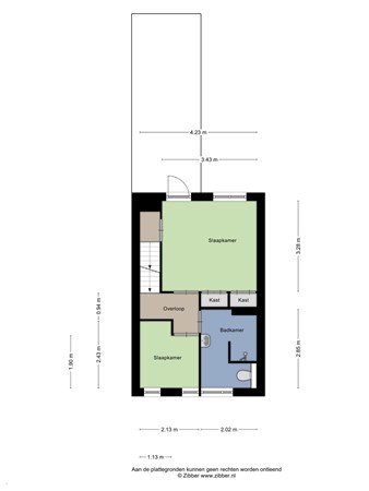 Floorplan - Ridderstraat 40, 5021 DV Tilburg