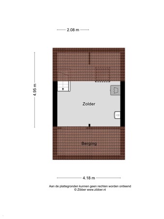 Floorplan - Ridderstraat 40, 5021 DV Tilburg
