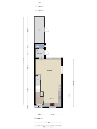 Floorplan - Lambert de Wijsstraat 35, 5046 LG Tilburg