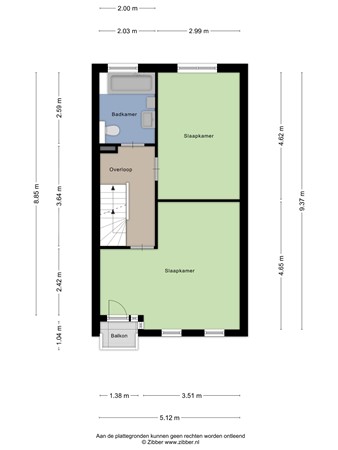 Floorplan - Lambert de Wijsstraat 35, 5046 LG Tilburg