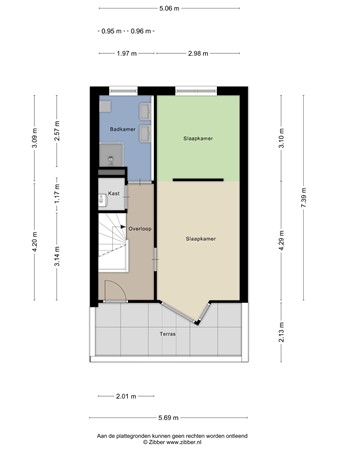 Floorplan - Lambert de Wijsstraat 35, 5046 LG Tilburg