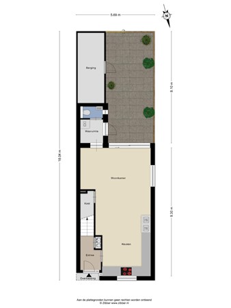 Floorplan - Lambert de Wijsstraat 35, 5046 LG Tilburg