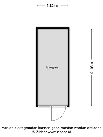 Floorplan - Meulemansstraat 111, 5012 HE Tilburg