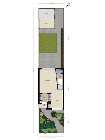 Floorplan - Bijsterveldenlaan 272, 5045 ZS Tilburg