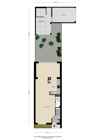 Floorplan - Lanciersstraat 104, 5017 CT Tilburg