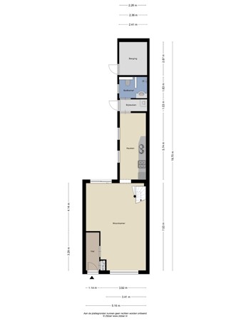 Floorplan - Generaal Winkelmanstraat 32, 5025 XR Tilburg
