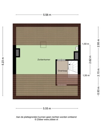 Floorplan - Trouwlaan 110, 5021 WN Tilburg