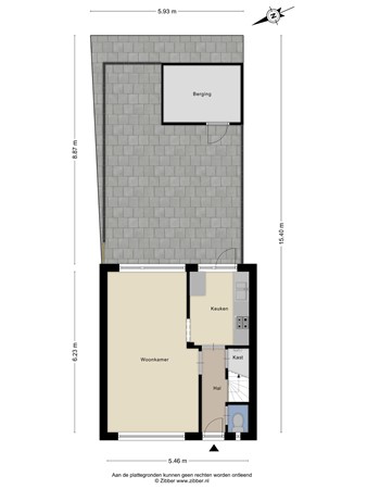 Floorplan - Trouwlaan 110, 5021 WN Tilburg