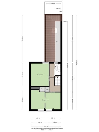 Floorplan - Nieuwstraat 43, 5021 WS Tilburg