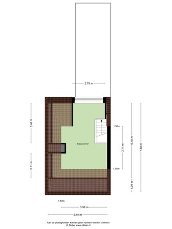 Floorplan - Nieuwstraat 43, 5021 WS Tilburg