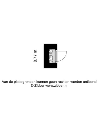 Floorplan - Schoolstraat 175, 5038 RK Tilburg