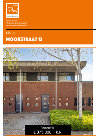 Brochure preview - brochure Mookstraat 12 Tilburg