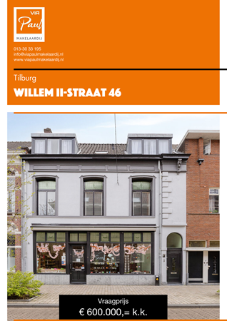 Brochure preview - brochure Willem II-straat 46 Tilburg