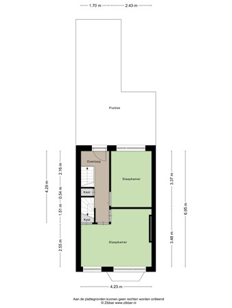 Floorplan - Kotterstraat 34, 5017 CX Tilburg