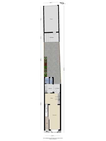 Floorplan - Kotterstraat 34, 5017 CX Tilburg