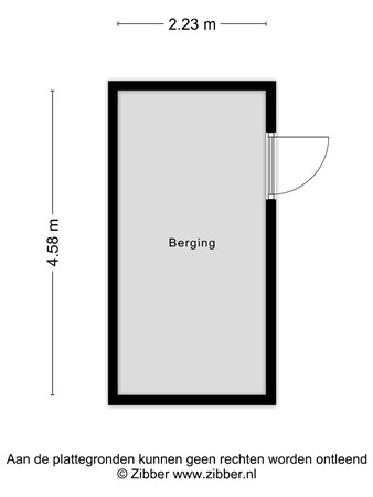 Floorplan - Reinier Claeszenstraat 22, 5021 VK Tilburg