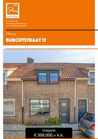 Brochure preview - brochure Burchtstraat 12 Tilburg
