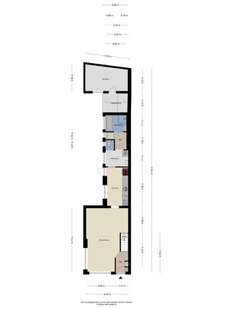 Floorplan - Merelstraat 36, 5022 BV Tilburg