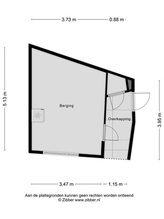 Floorplan - Kruisstraat 42, 5014 HV Tilburg
