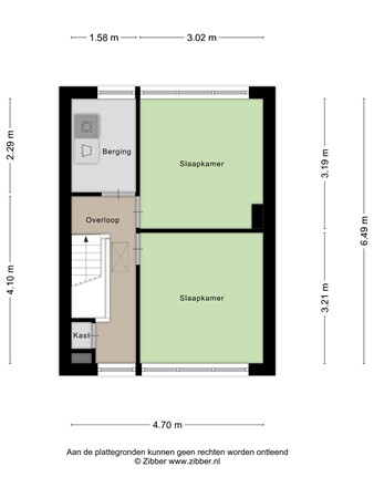 Floorplan - Jan Scharpstraat 17, 5014 RB Tilburg