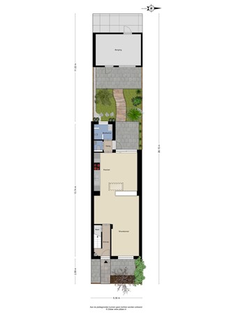 Floorplan - Jan Scharpstraat 17, 5014 RB Tilburg