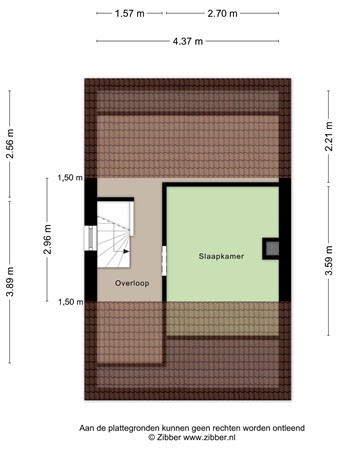 Floorplan - Valkenierstraat 4, 5021 DG Tilburg