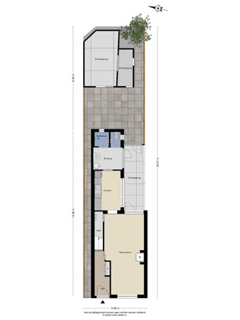 Floorplan - Valkenierstraat 4, 5021 DG Tilburg