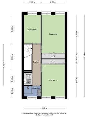 Floorplan - Kempenaarplaats 5, 5017 CN Tilburg