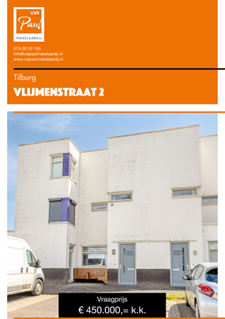 Brochure preview - brochure Vlijmenstraat 2 Tilburg