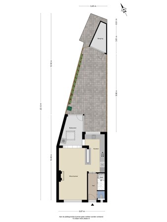 Floorplan - Hoevenseweg 66, 5017 AG Tilburg