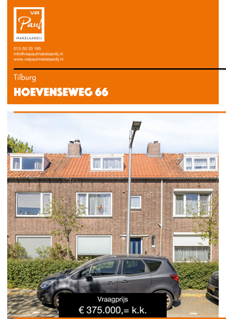Brochure preview - brochure Hoevenseweg 66 Tilburg